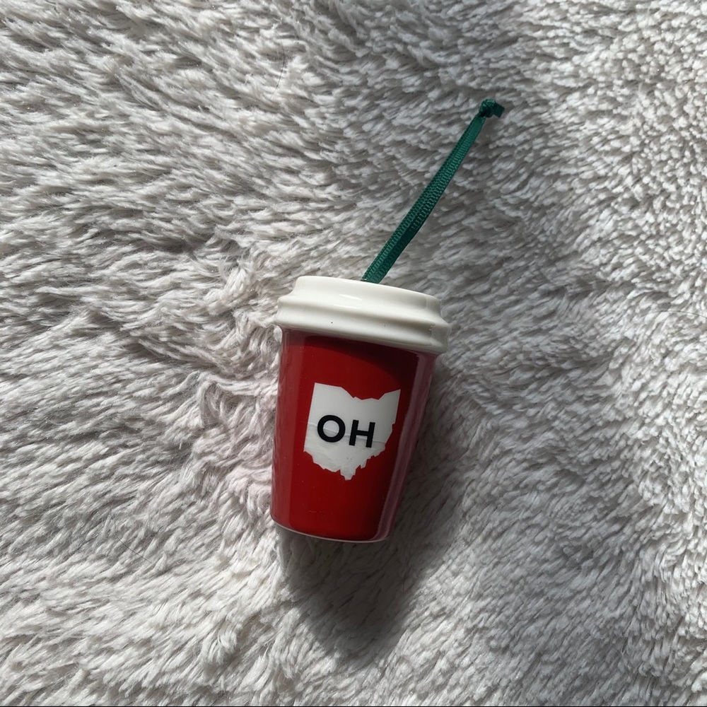 Starbucks Ohio Christmas Ornament